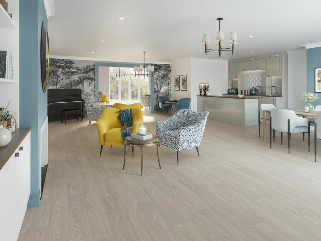 polyflor care home flooring room set with interior design ccw image foundry