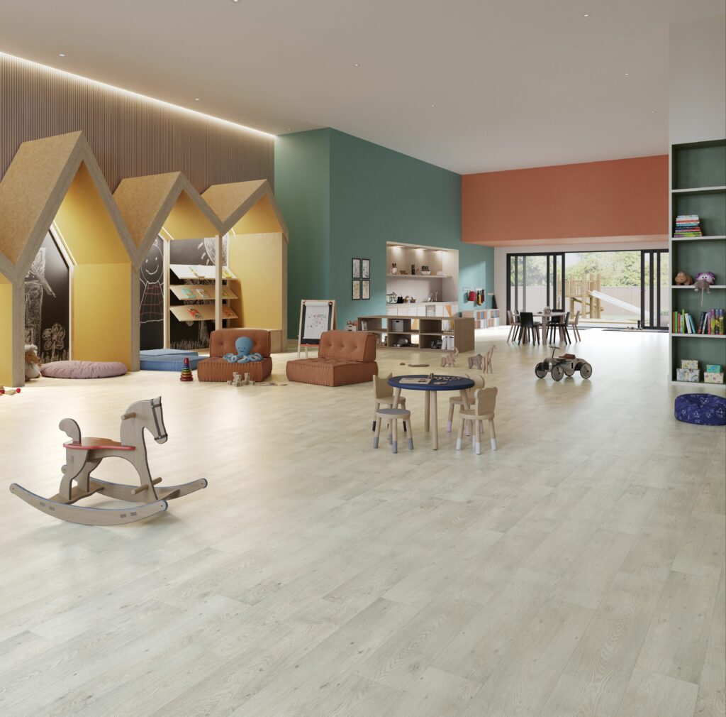 polyflor nursery cgi product visualisation 3d manchester creative content works